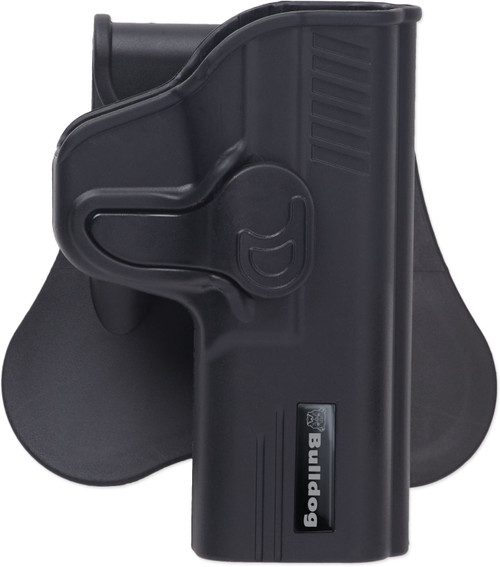 Bulldog RRSR9PC Rapid Release OWB Paddle Holster Black Polymer Fits Ruger SR9 Right Hand