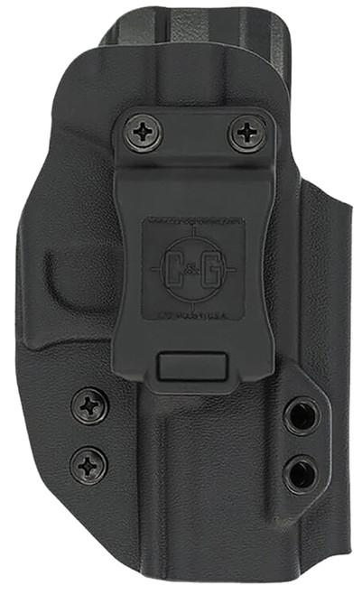 C&G Holsters 1864100 Covert IWB Black Kydex Belt Clip Fits 1911 3.5" Right Hand