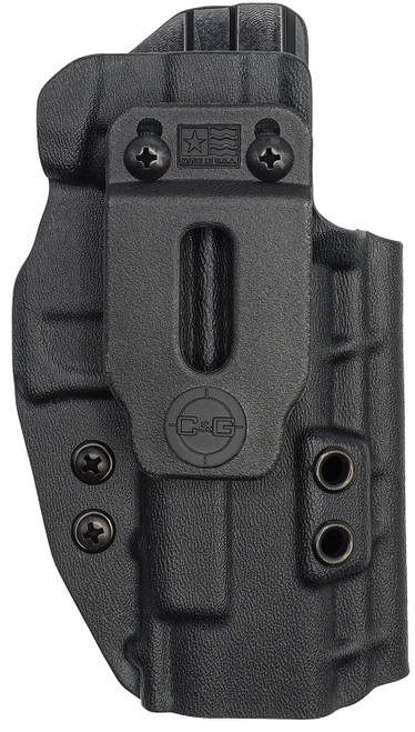 C&G Holsters 0056100 Covert IWB Black Kydex Belt Clip Fits Glock MOS/48 Right Hand