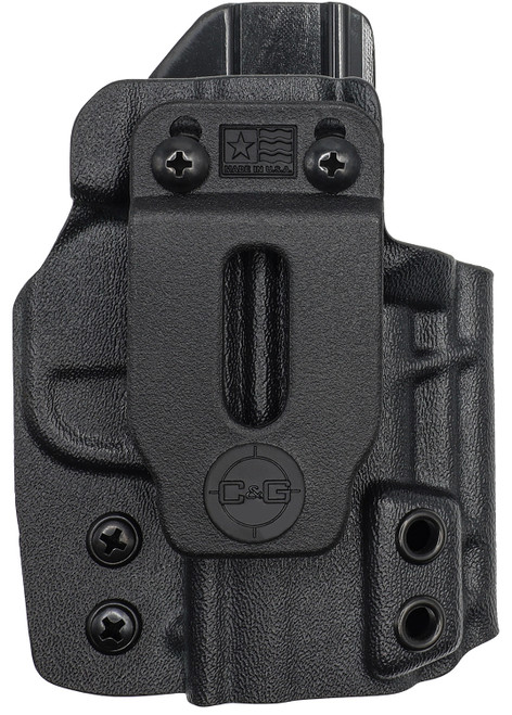 C&G Holsters 0952100 Covert IWB Black Kydex Belt Clip Fits Springfield Hellcat Right Hand
