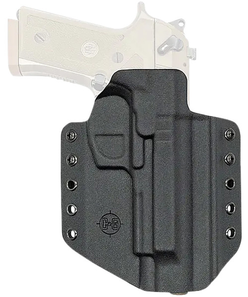C&G Holsters Covert OWB Kydex Holster for Beretta M9A3 M9A4 Right Hand Black