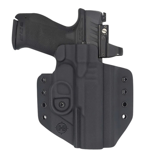 C&G Holsters 1206100 Covert OWB Black Kydex Belt Loop Fits Walther PDP 4.5" Right Hand