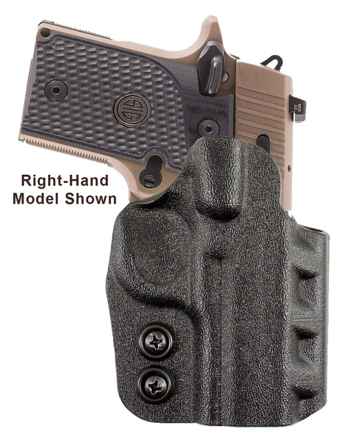 DeSantis Gunhide D94KB8WZ0 Cazzuto OWB Black Kydex Paddle Holster Springfield Prodigy 4.25-5" Left Hand