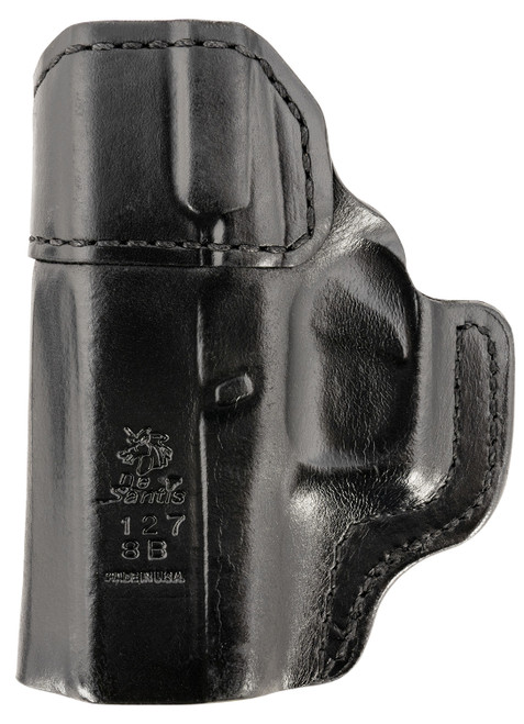 DeSantis Gunhide Inside Heat IWB Black Leather Belt Clip Holster for Glock 43/43x Right Hand