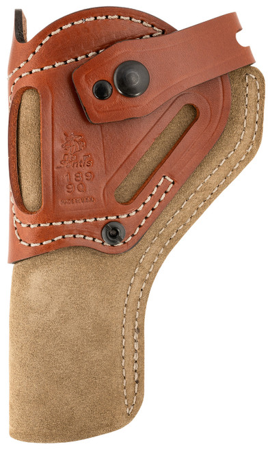 DeSantis Gunhide Wild Hog OWB Natural Leather Belt Holster for Heritage Rough Rider & Ruger Wrangler Ambidextrous
