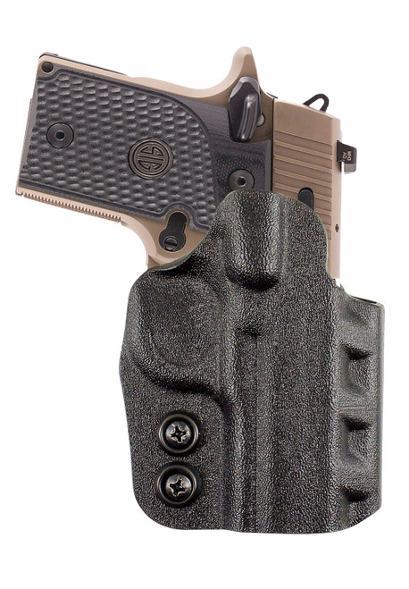 DeSantis Cazzuto OWB Black Kydex Paddle Holster Glock 19/19 Gen 5/19X/23/32/45 Right Hand