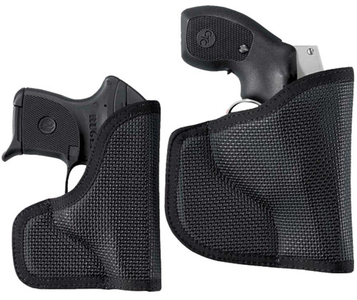 DeSantis Gunhide Nemesis Pocket Holster Black Rubberized Fabric for Glock 43 Ambidextrous