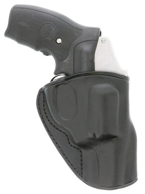 Galco SG158B Stinger OWB Holster Black Leather Belt Loop Fits S&W J Frame and Charter Arms Undercover Right Hand