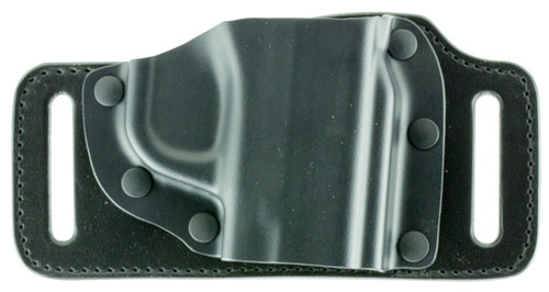 Galco TS652B TacSlide OWB Black Kydex Leather Belt Slide Fits S&W M&P Shield Right Hand