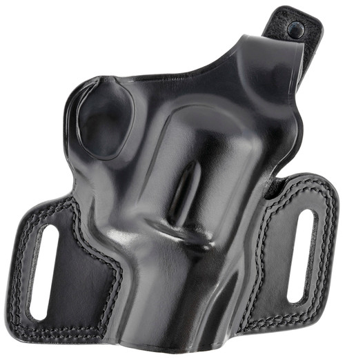 Galco SIL212B Silhouette OWB Holster, Black Leather, Belt Slide, Fits 1911 3-5" Barrel, Right Hand