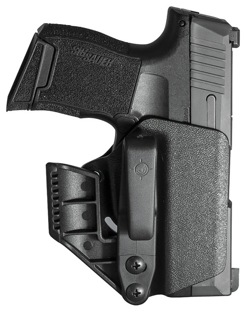 Mission First Tactical H2SG365AIWBM Minimalist IWB Black Polymer Holster Fits Sig P365/P365XL Ambidextrous