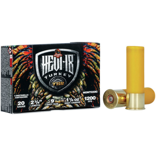 HEVI-Shot HS7109 HEVI-18 TSS Turkey 20 Gauge 2.75" 1-1/4oz 9 Shot 1200 fps