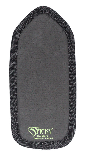Sticky Holsters COMFORTPADLG Comfort Pad IWB Holster Cushion Large Black Foam Hook & Loop Ambidextrous