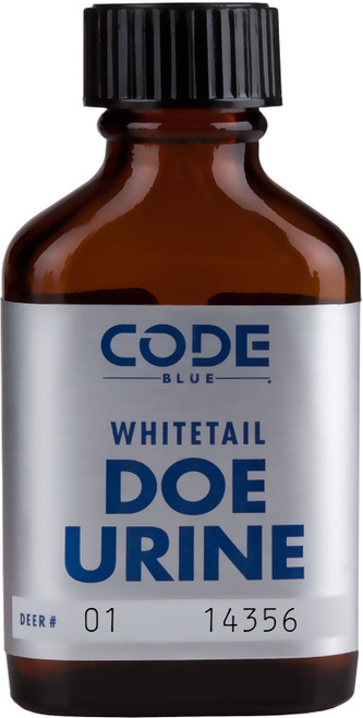 Code Blue OA1004 Pure Whitetail Doe Urine Deer Attractant 1oz Bottle
