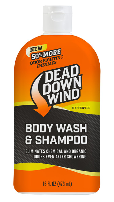 Dead Down Wind 121618 Shampoo & Body Wash Odor Eliminator Unscented 16 oz