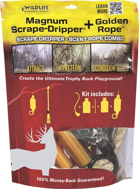 Wildlife Research 395 Golden Rope Deer Attractant Combo Kit with Dripper and Scent