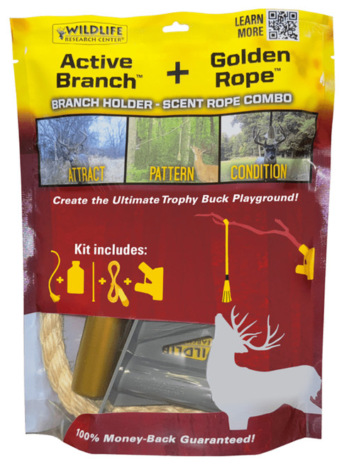 Wildlife Research 3974 Golden Rope Scent Rope Kit Deer Attractant 3 Ropes