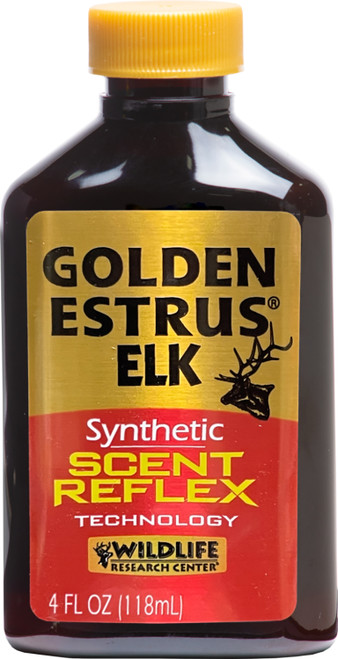 Wildlife Research 44714 Golden Estrus Synthetic Elk Urine Attractant Scent 4 oz