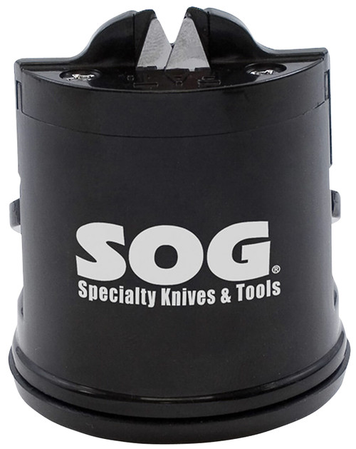 S.O.G SOGSH02 Countertop Knife Sharpener with Suction Base – Black GRN Handle