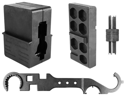 Aim Sports ATARAK AR15/M4/M16 Armorer's Kit, Black Anodized Metal Handle