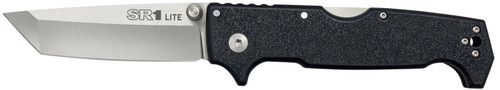 Cold Steel SR1 Lite Tanto Folding Knife 4" 8Cr14MoV Stainless Blade Black Griv-Ex Handle