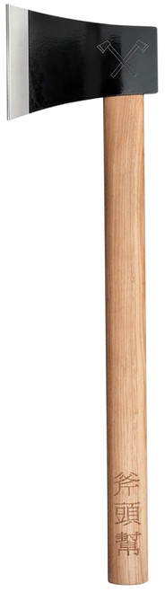 Cold Steel CS90AXG Axe Gang 4" Hatchet Plain 1055 Carbon Steel Blade American Hickory Handle 20.25"