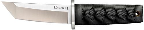 Cold Steel CS-17DA Kyoto I 3.25" Fixed Tanto Plain 8Cr13MoV Stainless Blade Black Kray-Ex Handle