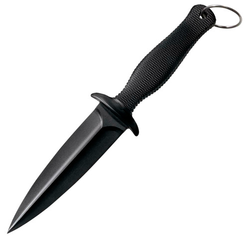 Cold Steel CS-92FBA FGX Boot Blade II 5" Fixed Plain Black Griv-Ex Blade/Black Checkered Kray-Ex Handle