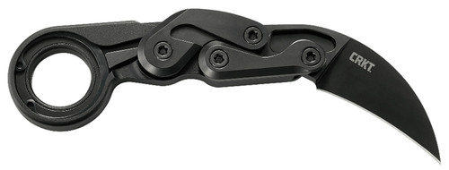CRKT 4042 Provoke First Responder Folding Karambit 2.41" Black TiN D2 Steel Blade
