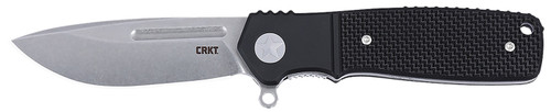 CRKT K246KXP Homefront EDC Compact Folding Knife 2.91" Stonewashed S35VN Steel Blade, Black G10 Handle