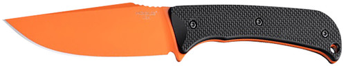 Hogue Extrak XL 3.90" Fixed Clip Point Knife, Blaze Orange Cerakote CPM M4 Tool Steel Blade, Black G10 Handle with Kydex Sheath