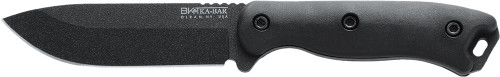 Ka-Bar BK16 Becker 4.38" Fixed Drop Point Plain Black 1095 Cro-Van Blade Black Ultramid Handle Cordura Sheath