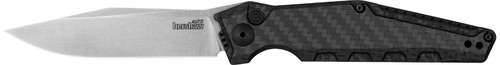 Kershaw Launch 7 EDC Automatic Folding Knife 3.75" Clip Point Satin CPM MagnaCut Blade, Black Aluminum/Carbon Fiber Handle