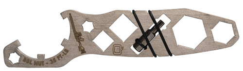 Q LLC TOOLMULTIFIX The Fix Multi-Tool Silver Stainless Steel for Firearms