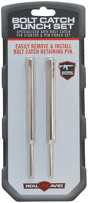 Real Avid AVBCPS Bolt Catch Punch Set for AR-Platform 2-Piece Silver