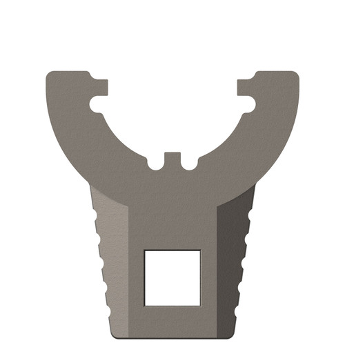 Real Avid AVMFTCNW Master-Fit Thin Castle Nut Wrench for AR-Platform Titanium