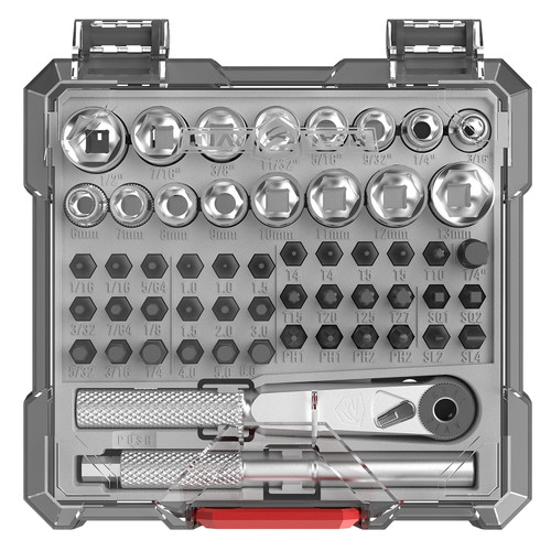 Real Avid AVX3SGBS52 X3 Driver Socket and Gunsmithing Bit Set 52-Piece