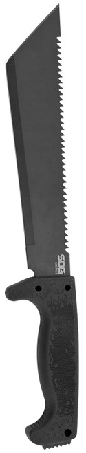 S.O.G SOG-MC04-N SOGfari 10" Black Hardcased 3Cr13MoV SS Blade Black Kraton Handle 16" Long Includes Sheath