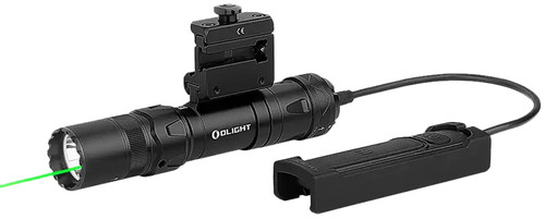 Olight ODINGLMINI Odin GL Mini Black Anodized Tactical Flashlight 1,000 Lumens Green Laser