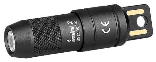 Olight imini 2 Black Anodized Mini Rechargeable EDC Flashlight 50 Lumens White LED
