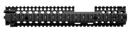 Daniel Defense 0100408030006 M4A1 FSP RIS II Handguard 12.25" 2-Piece Free-Float Black Anodized for AR-15