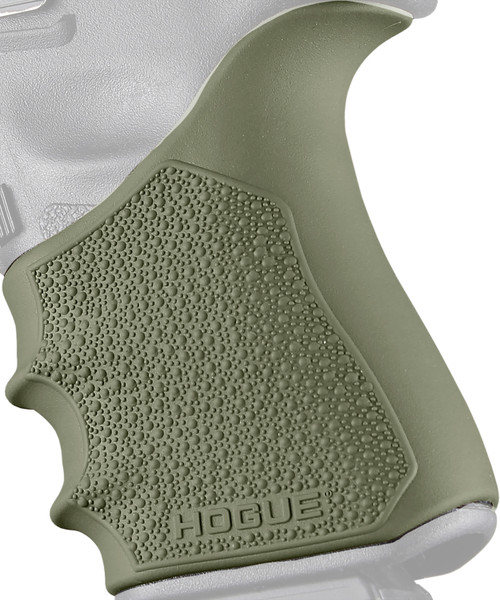 Hogue 17041 HandAll Beavertail OD Green Rubber Pistol Grip Sleeve