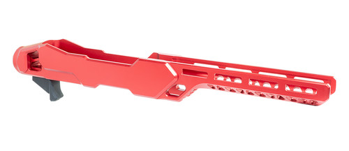 Timber Creek Outdoors ERC1022R Enforcer Rifle Chassis for Ruger 10/22, Red Aluminum