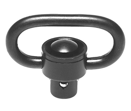 Troy Ind SMOUSSQ00BT00 SSQD 1" Push Button QD Sling Swivel Black Stainless Steel