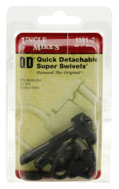 Uncle Mike's 11812 Super Swivel for Remington 742 ADL Blued 1" Loop (Not Compatible with 742 BDL)