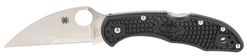 Spyderco Delica 4 Lightweight Wharncliffe Folding Knife 2.87" VG-10 Plain Blade Black FRN Handle C11FPWCBK
