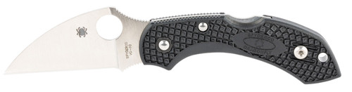 Spyderco Dragonfly 2 Lightweight Wharncliffe Folding Knife 2.28" VG-10 Plain Blade Black FRN Handle C28FPWCBK2