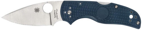 Spyderco Native 5 Lightweight Folding Knife 2.95" CPM SPY27 Spear Point Blade Cobalt Blue FRN Handle C41PCBL5