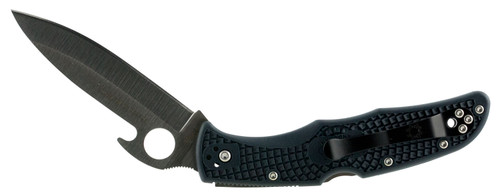 Spyderco C10PGYW Endura 4 Lightweight 3.81" Folding Drop Point Plain VG-10 SS Blade Gray FRN Handle with Pocket Clip