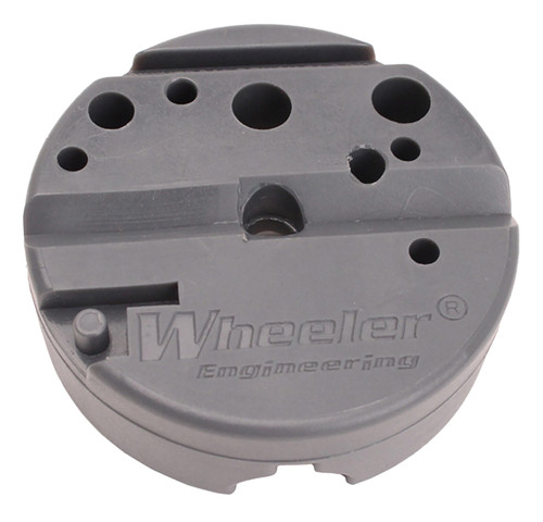 Wheeler Universal Pistol Bench Block, Non-Marring Urethane, Fits 1911 and More